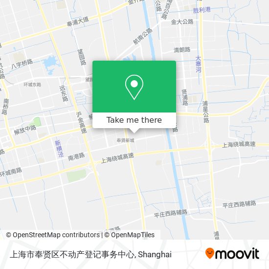 上海市奉贤区不动产登记事务中心 map