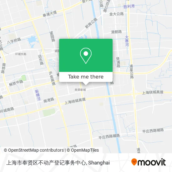上海市奉贤区不动产登记事务中心 map