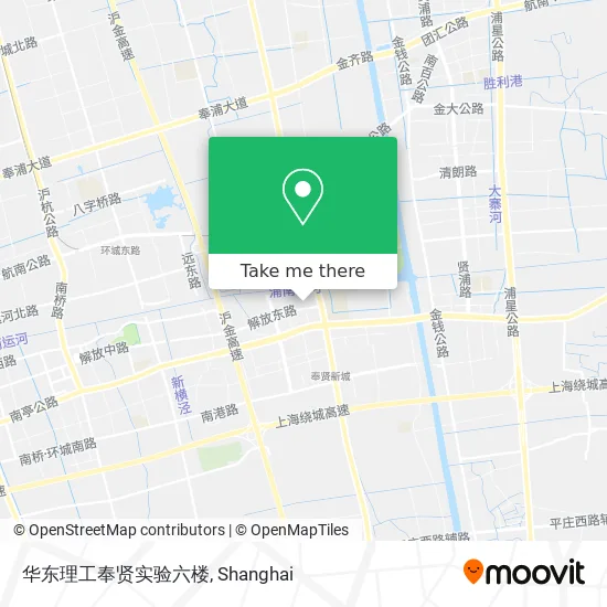华东理工奉贤实验六楼 map