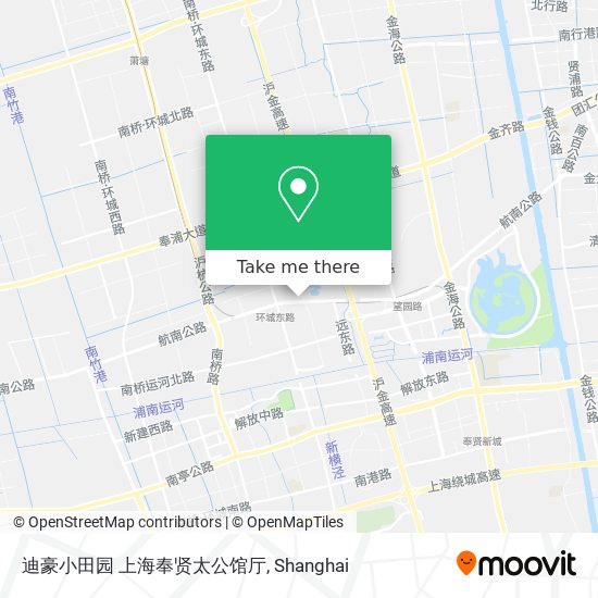 迪豪小田园 上海奉贤太公馆厅 map