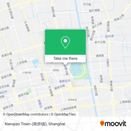 Nanqiao Town (南侨镇) map