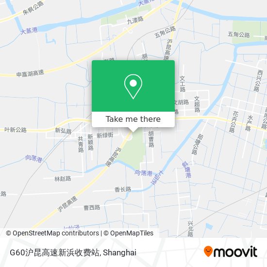 G60沪昆高速新浜收费站 map