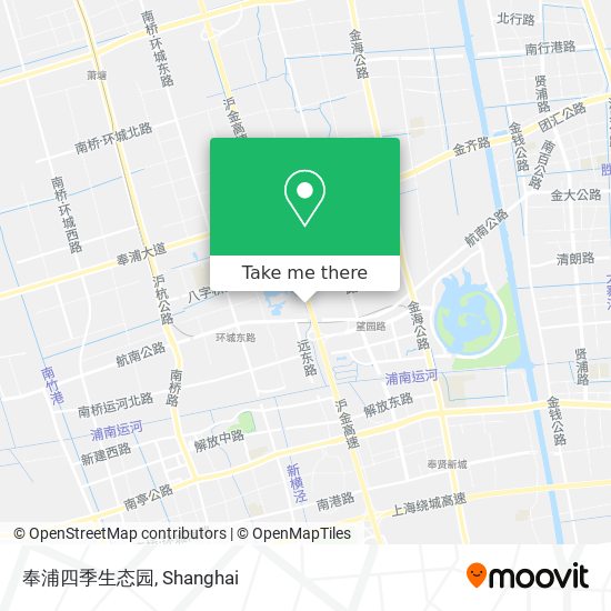 奉浦四季生态园 map