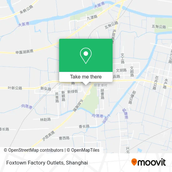 Foxtown Factory Outlets map