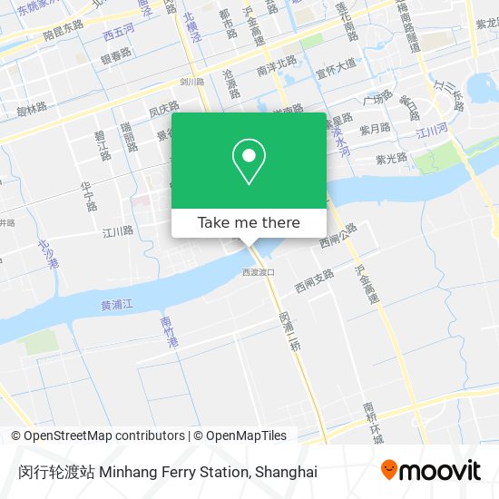 闵行轮渡站 Minhang Ferry Station map