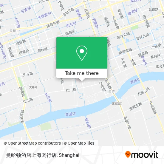 曼哈顿酒店上海闵行店 map