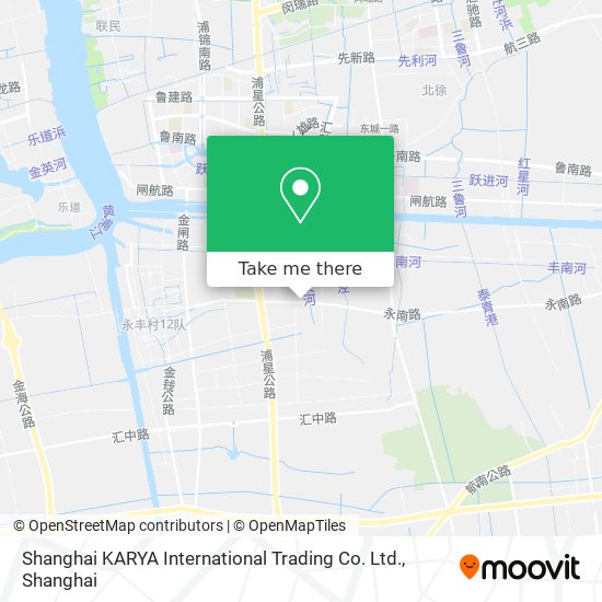 Shanghai KARYA International Trading Co. Ltd. map