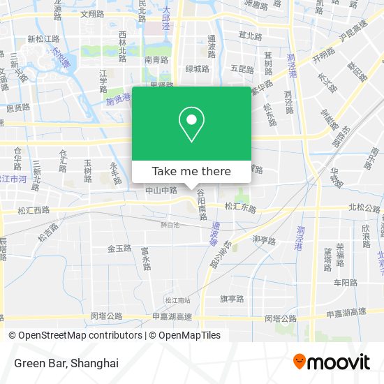 Green Bar map