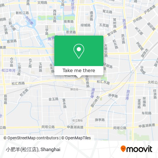 小肥羊(松江店) map