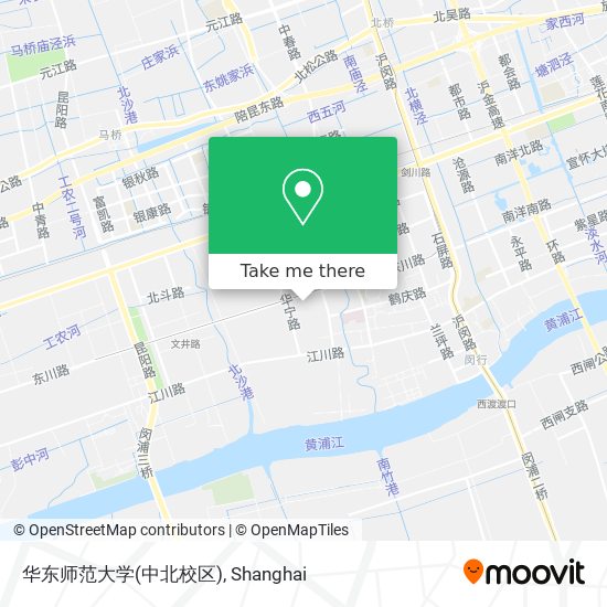 华东师范大学(中北校区) map