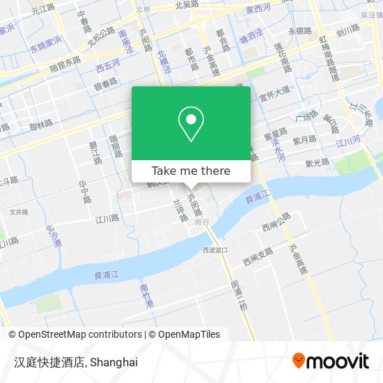 汉庭快捷酒店 map