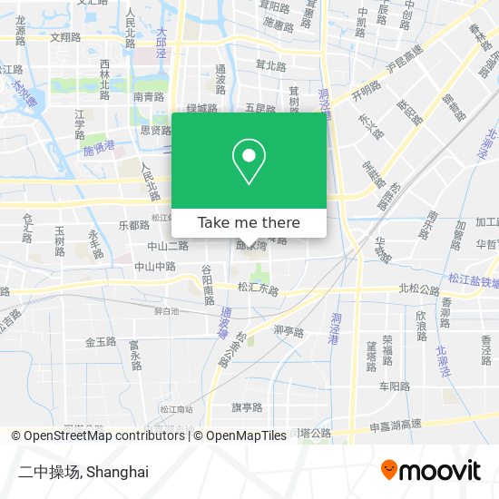 二中操场 map