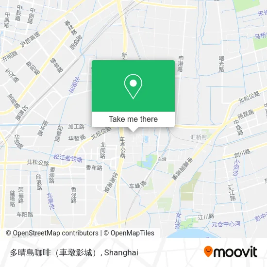 多晴島咖啡（車墩影城） map