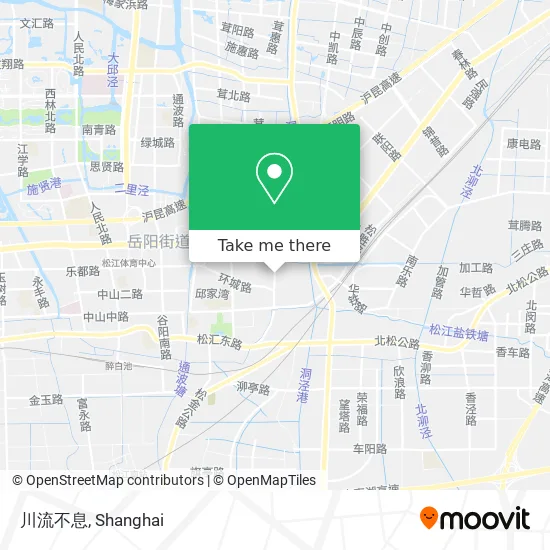 川流不息 map