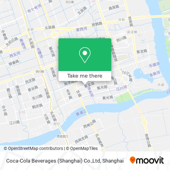 Coca-Cola Beverages (Shanghai) Co.,Ltd map