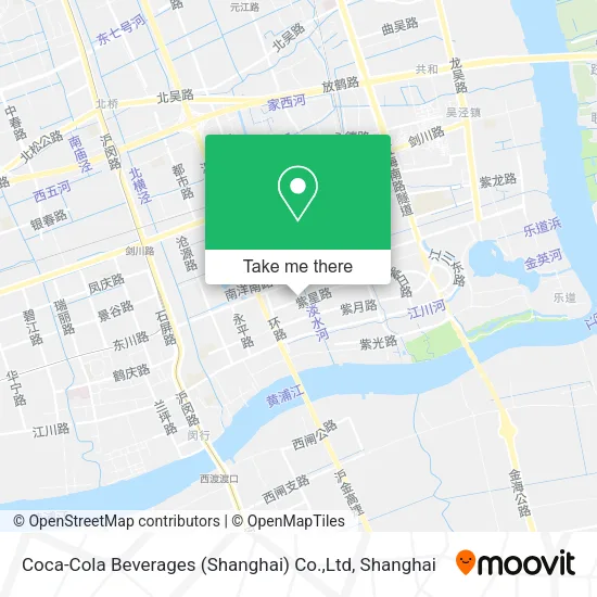 Coca-Cola Beverages (Shanghai) Co.,Ltd map