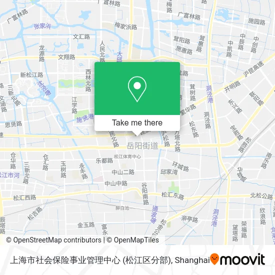 上海市社会保险事业管理中心 (松江区分部) map