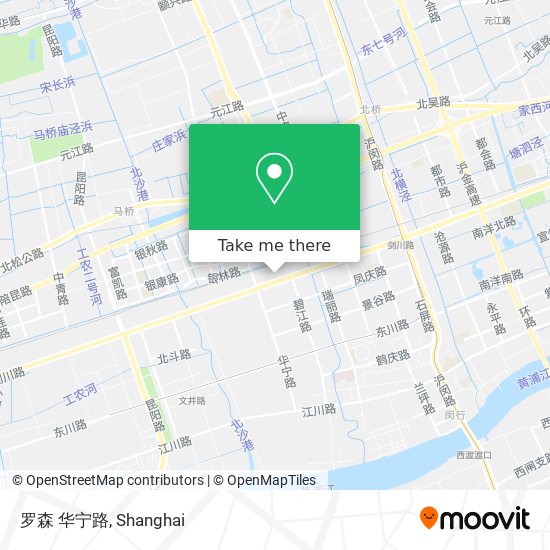 罗森 华宁路 map