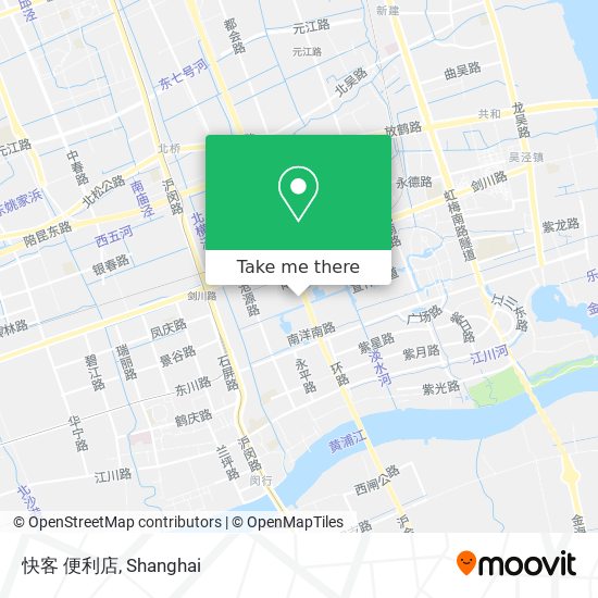 快客 便利店 map