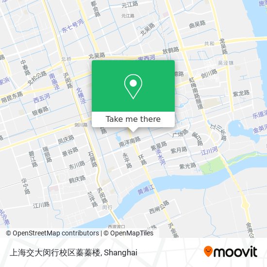 上海交大闵行校区蓁蓁楼 map