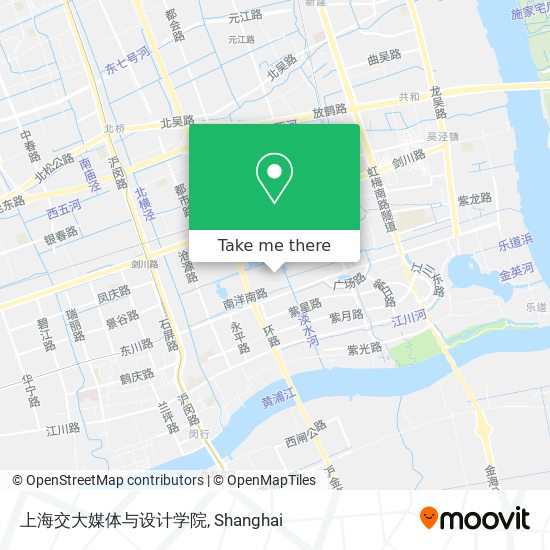 上海交大媒体与设计学院 map