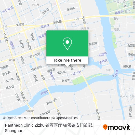 Pantheon Clinic Zizhu 铂颂医疗 铂颂锦安门诊部 map