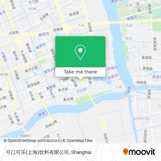 可口可乐(上海)饮料有限公司 map