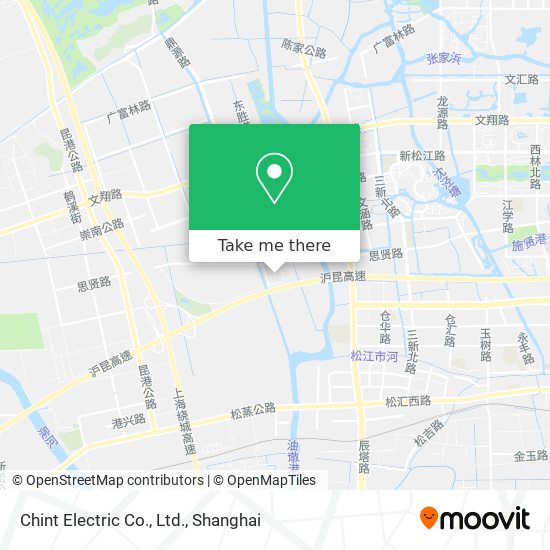 Chint Electric Co., Ltd. map