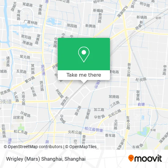 Wrigley (Mars) Shanghai map