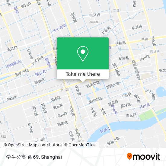 学生公寓 西69 map