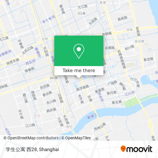 学生公寓 西28 map