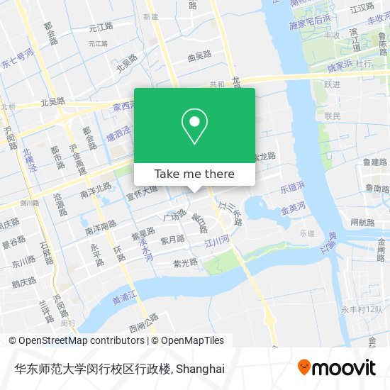 华东师范大学闵行校区行政楼 map