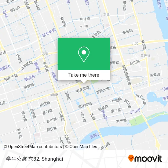 学生公寓 东32 map