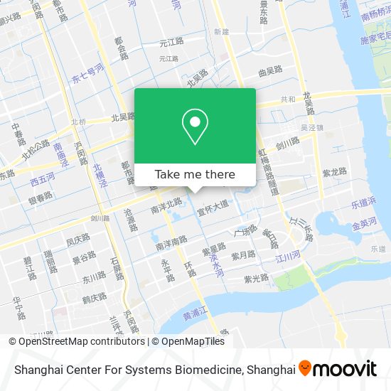 Shanghai Center For Systems Biomedicine map