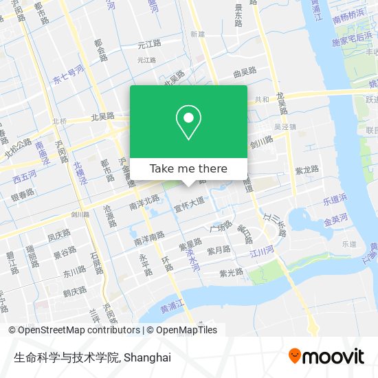 生命科学与技术学院 map