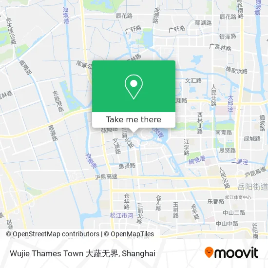 Wujie Thames Town 大蔬无界 map