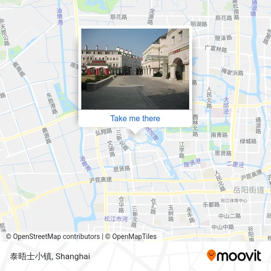 泰晤士小镇 map