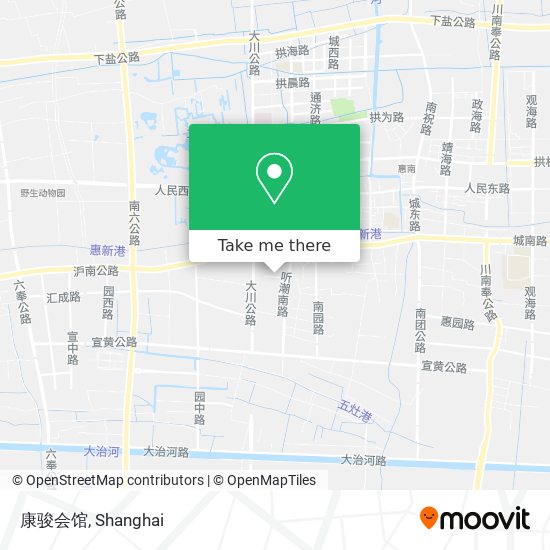 康骏会馆 map