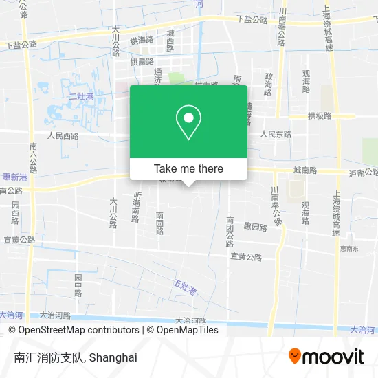 南汇消防支队 map