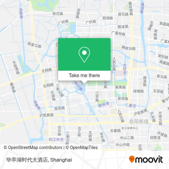 华亭湖时代大酒店 map