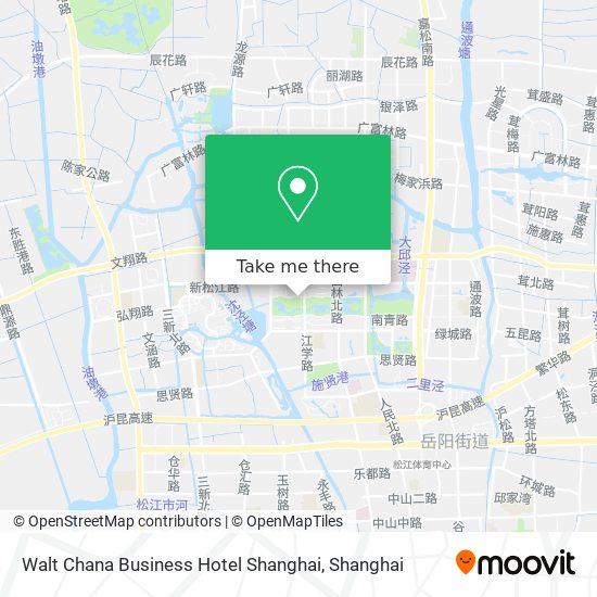 Walt Chana Business Hotel Shanghai map