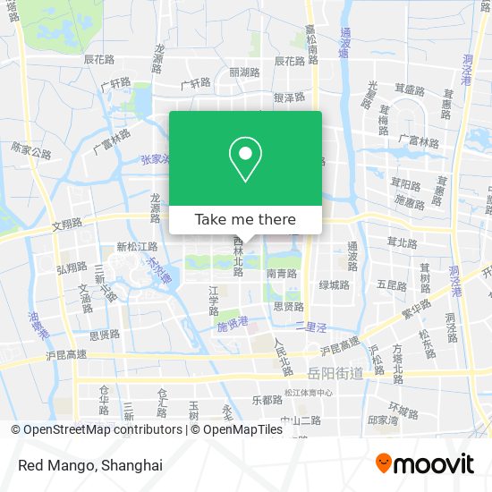 Red Mango map