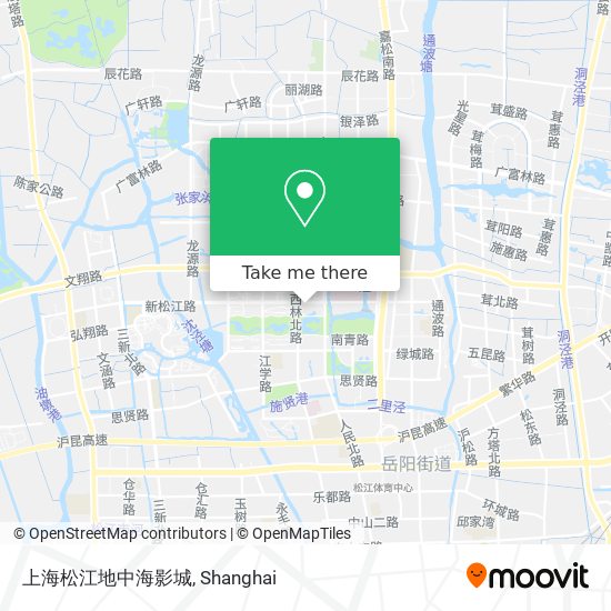 上海松江地中海影城 map