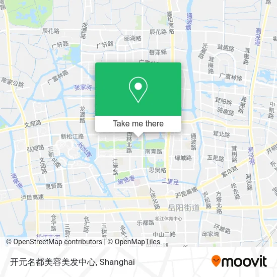 开元名都美容美发中心 map
