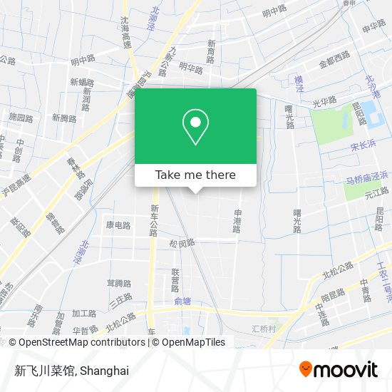 新飞川菜馆 map