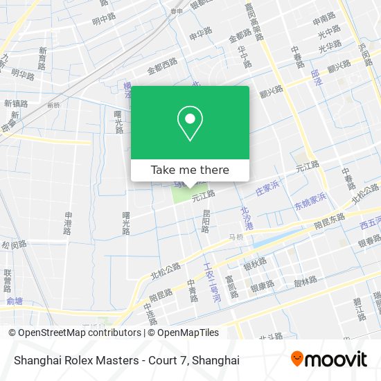 Shanghai Rolex Masters - Court 7 map