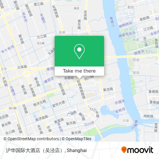 沪华国际大酒店（吴泾店） map