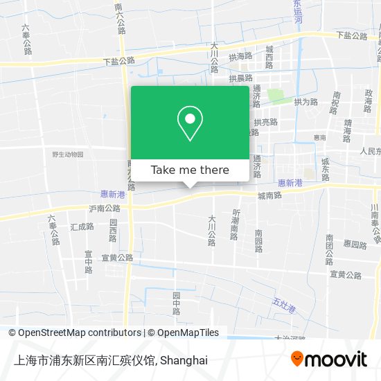 上海市浦东新区南汇殡仪馆 map