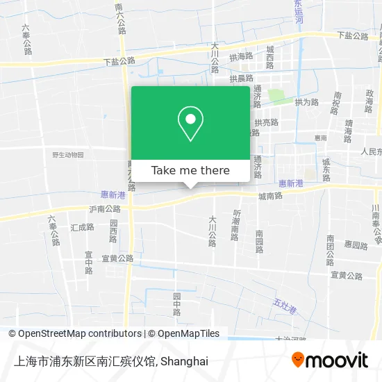 上海市浦东新区南汇殡仪馆 map