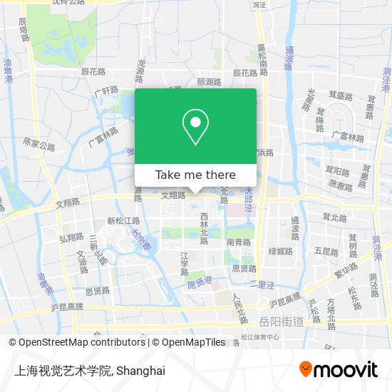 上海视觉艺术学院 map